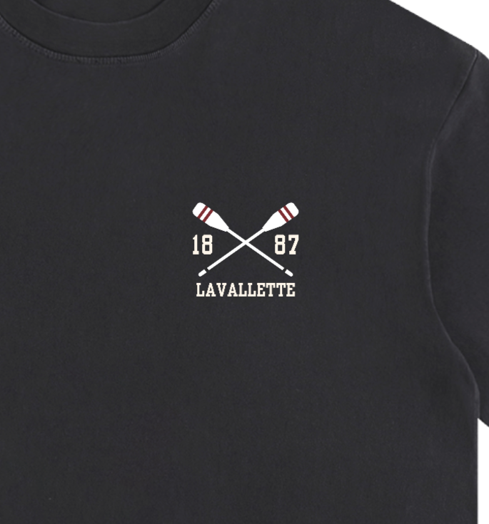 Crossed Paddle Vintage Oversized Shirt