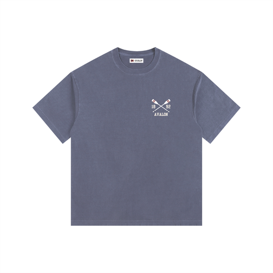 Crossed Paddle Vintage Oversized Shirt