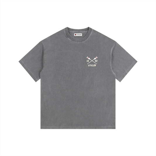 Crossed Paddle Vintage Oversized Shirt
