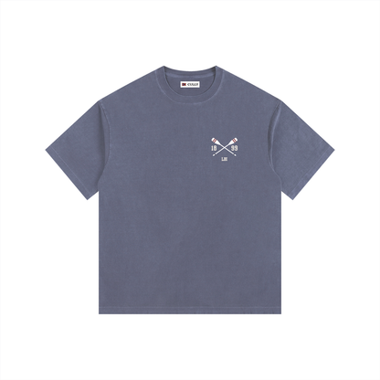 Crossed Paddle Vintage Oversized Shirt