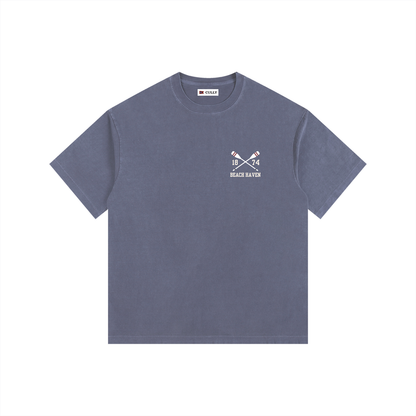 Crossed Paddle Vintage Oversized Shirt