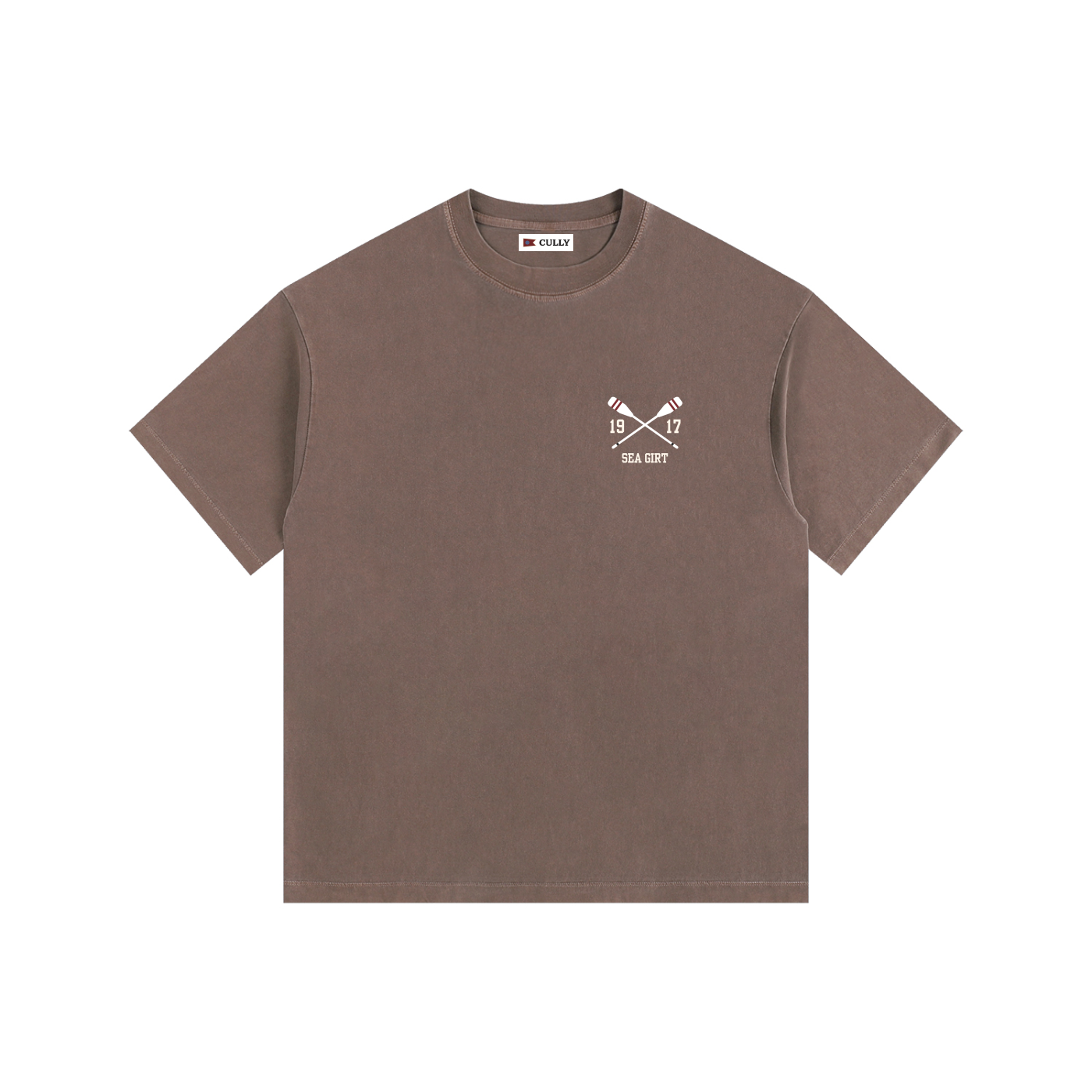 Crossed Paddle Vintage Oversized Shirt