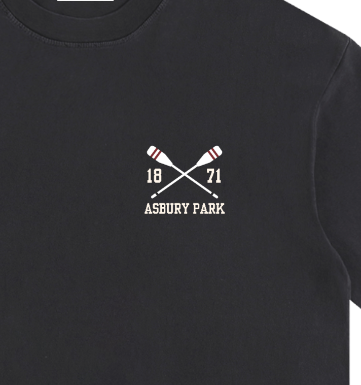 Crossed Paddle Vintage Oversized Shirt