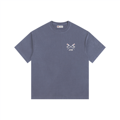Crossed Paddle Vintage Oversized Shirt