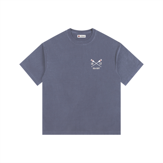 Crossed Paddle Vintage Oversized Shirt