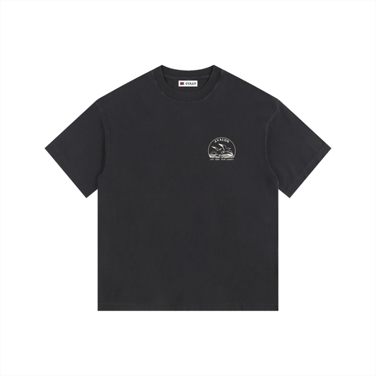 Seagull Sunset Vintage Oversized Shirt