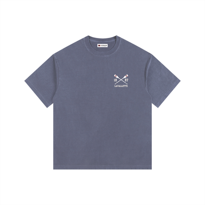 Crossed Paddle Vintage Oversized Shirt