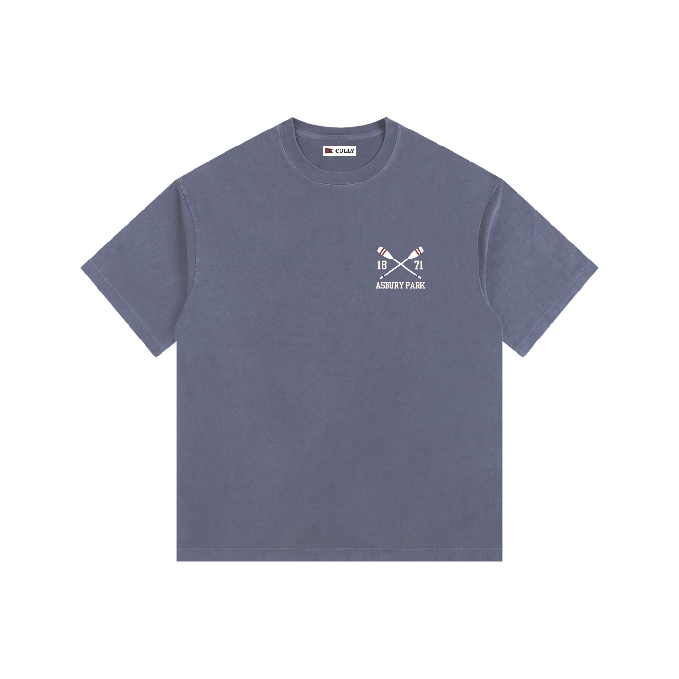 Crossed Paddle Vintage Oversized Shirt