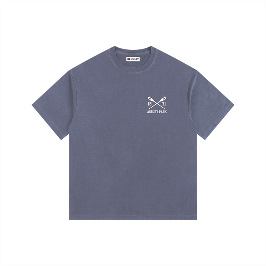 Crossed Paddle Vintage Oversized Shirt