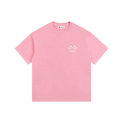 Crossed Paddle Vintage Oversized Shirt