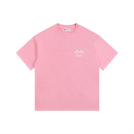 Crossed Paddle Vintage Oversized Shirt